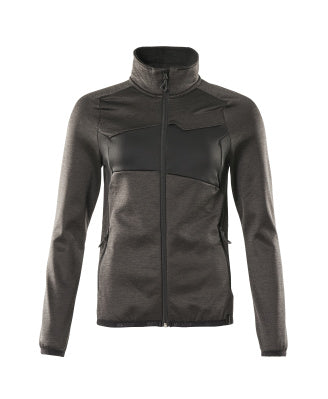 Fleecepullover mit Reißverschluss, Damen