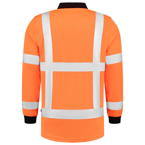 Poloshirt EN ISO 20471 Birdseye, Langarm