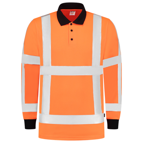 Poloshirt EN ISO 20471 Birdseye, Langarm