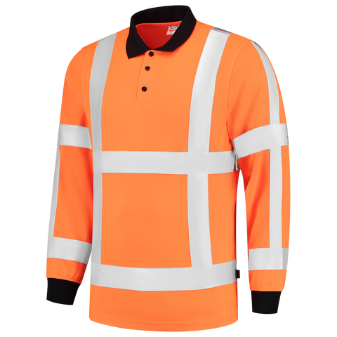 Poloshirt EN ISO 20471 Birdseye, Langarm