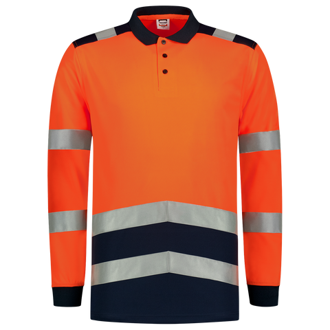 Warnschutz Poloshirt Bicolor Longsleeve