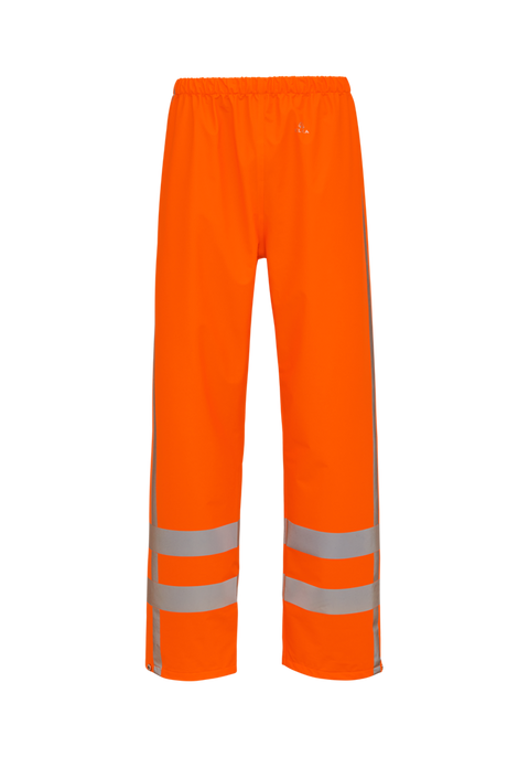 Elka Dry Zone Visible Hi-Vis Regenhose mit vertikalen reflektierenden Streifen