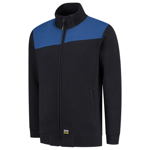 Sweatjacke Bicolor Quernaht