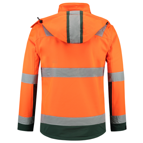 Softshelljacke EN ISO 20471 Bicolor
