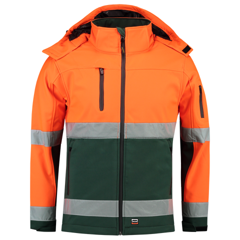 Softshelljacke EN ISO 20471 Bicolor
