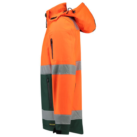 Softshelljacke EN ISO 20471 Bicolor