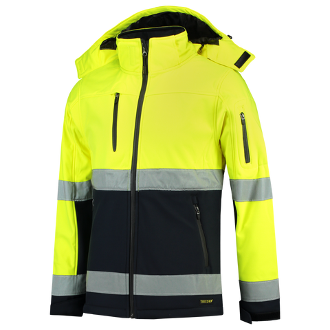 Softshelljacke EN ISO 20471 Bicolor