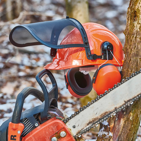 WALDARBEITER-HELMSET ORANGE
