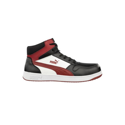 Sicherheitsschuhe FRONTCOURT BLK/WHT/RED MID S3L ESD