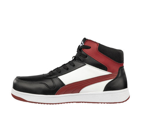 Sicherheitsschuhe FRONTCOURT BLK/WHT/RED MID S3L ESD