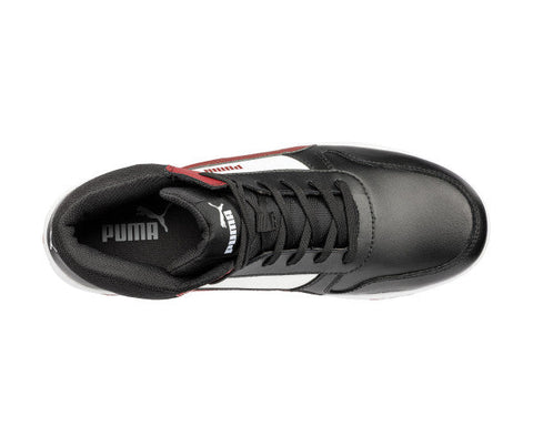 Sicherheitsschuhe FRONTCOURT BLK/WHT/RED MID S3L ESD