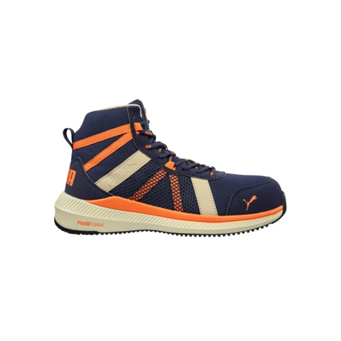 Sicherheitsschuhe RIVAL BLUE/ORANGE MID S1PS ESD