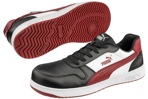 Sicherheitsschuhe FRONTCOURT BLK/WHT/RED LOW S3L ESD
