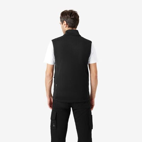ADDE Strick-Fleece-Weste  schwarz