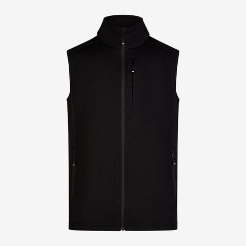 ADDE Strick-Fleece-Weste  schwarz