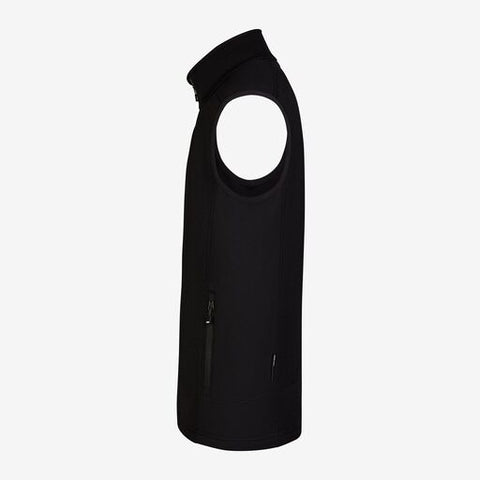 ADDE Strick-Fleece-Weste  schwarz