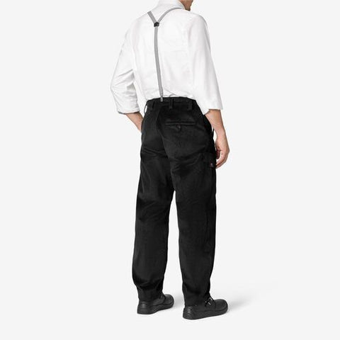 ALAIN französische Zunfthose Cord schwarz