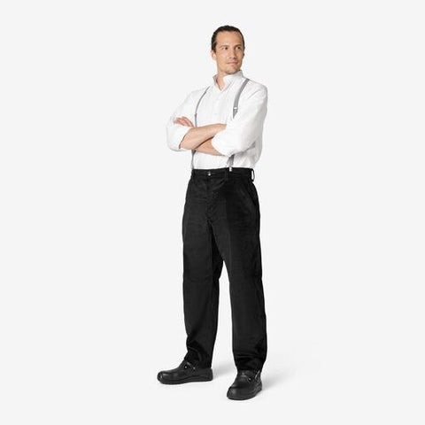 ALAIN französische Zunfthose Cord schwarz