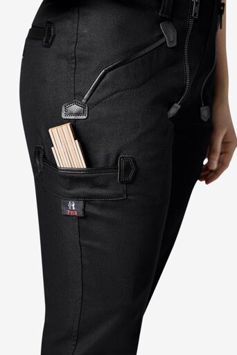 ANNA Zunfthose elastisch schwarz