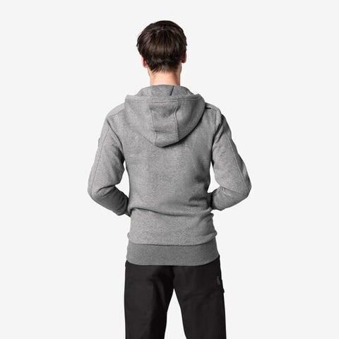 BENNO Sweater-Jacke mit Kapuze grau
