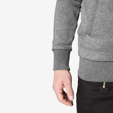 BENNO Sweater-Jacke mit Kapuze grau