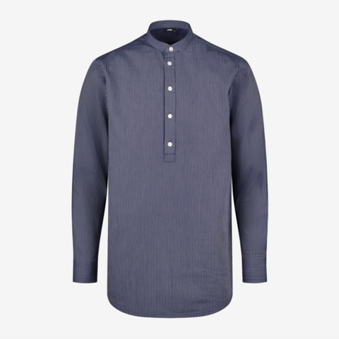 BO Arbeitshemd unisex marine-weiß