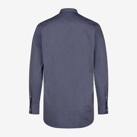 BO Arbeitshemd unisex marine-weiß
