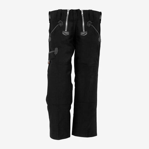 BOBBY Kinder-Zunfthose Rips-Moleskin schwarz