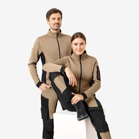 CHRISTOPH Strick-Fleece-Jacke Herren