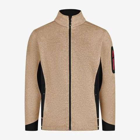CHRISTOPH Strick-Fleece-Jacke Herren