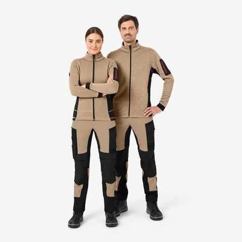CHRISTOPH Strick-Fleece-Jacke Herren