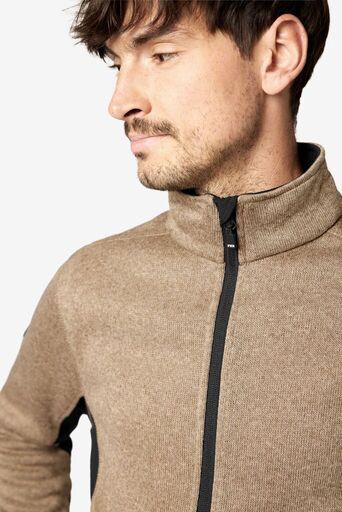 CHRISTOPH Strick-Fleece-Jacke Herren