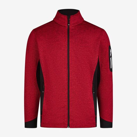 CHRISTOPH Strick-Fleece-Jacke Herren