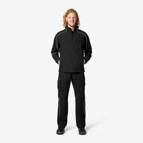 DIRK Softshell-Jacke schwarz