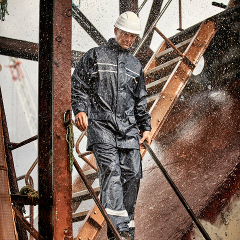 Elka Dry Zone D-Lux PU Regenjacke mit extra Länge