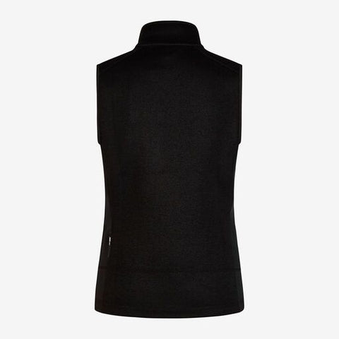 ELSA Strick-Fleece-Weste schwarz