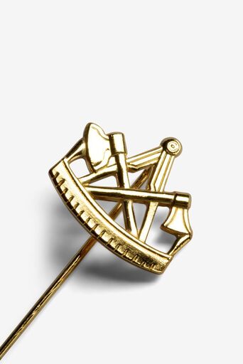 FREDERIK Anstecknadel Zimmermann gold OSI