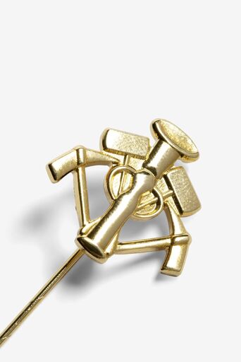 GOTTWALD Anstecknadel Steinsetzer gold OSI