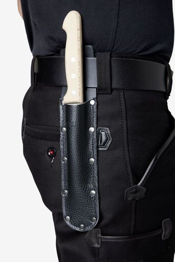 HENRIK Messertasche Lang schwarz OSI