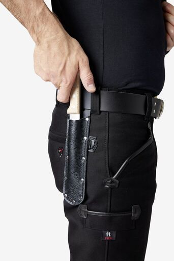 HENRIK Messertasche Lang schwarz OSI