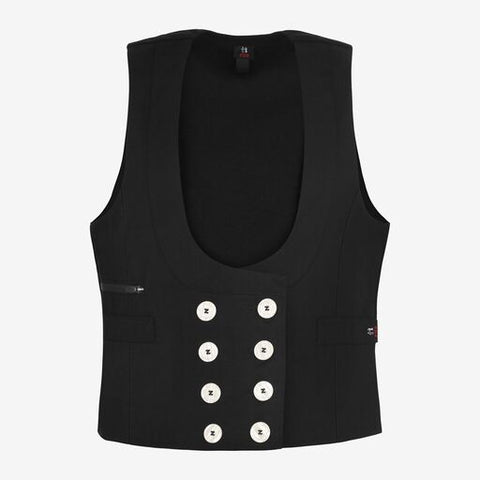 HERDIS Zunftweste aus Canvas Damen schwarz