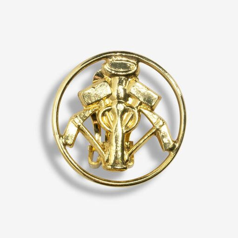 HOLM Ohrclip Steinsetzer gold OSI