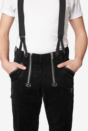 KARL-HEINZ Zunfthose Trenkercord schwarz