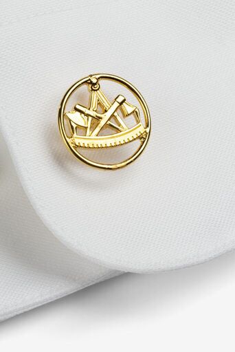 LEONARD Manschettenknopf Zimmermann gold OSI