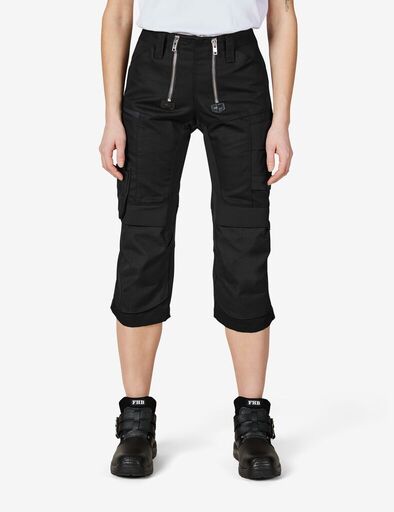 LOU Zunfthose Piratenform elastisch schwarz