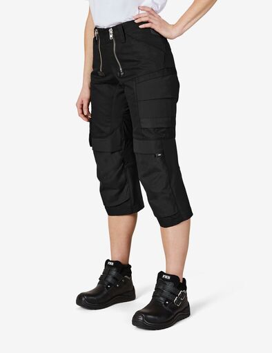 LOU Zunfthose Piratenform elastisch schwarz