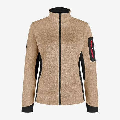 MARIEKE Strick-Fleece-Jacke Damen