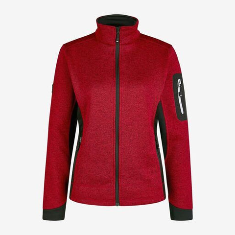 MARIEKE Strick-Fleece-Jacke Damen