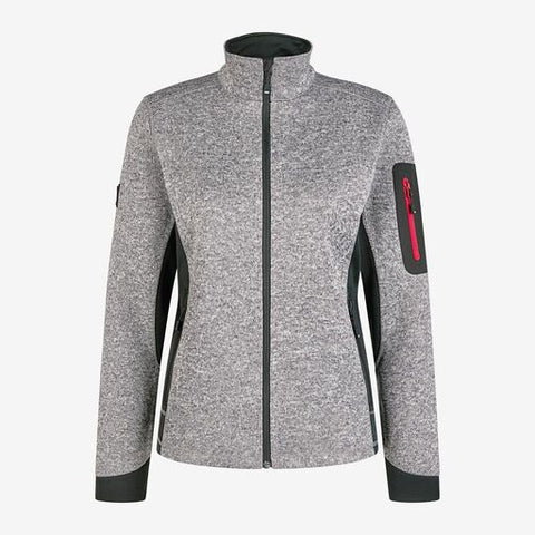 MARIEKE Strick-Fleece-Jacke Damen