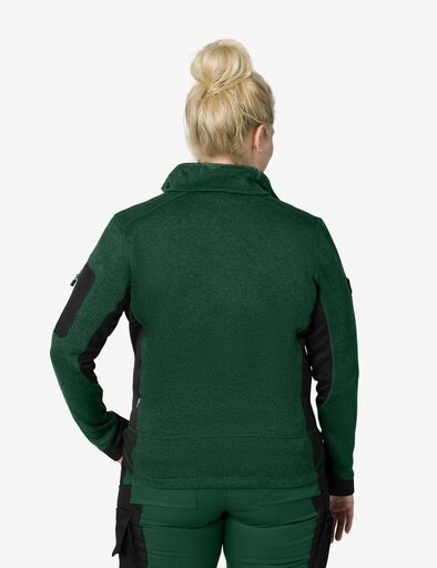 MARIEKE Strick-Fleece-Jacke Damen